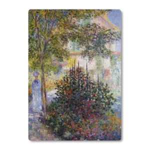 Camille Monet nel giardino di Argenteuil