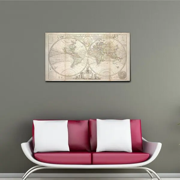 The new and correct VINTAGE World Map