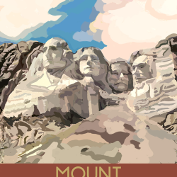 Poster Monte Rushmore