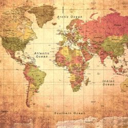 Mappa del mondo antica