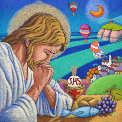 Capezzale Moderno - Gesù in preghiera