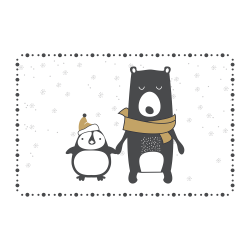 Collezione Natale - Bear n penguin