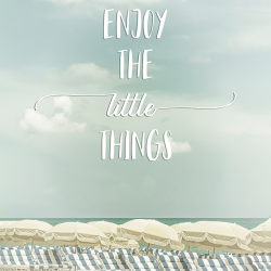 Parole motivazionali - Enjoy the little things Beachscape