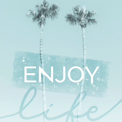 189 - Parole - Palm trees turquoise enjoy life