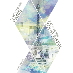 342 - Città - Eiffel Tower Color