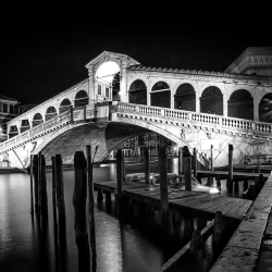 463 - Città - Venice Rialto Bridge - BW