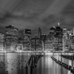 479 - Città - NYC Night Impressions BW