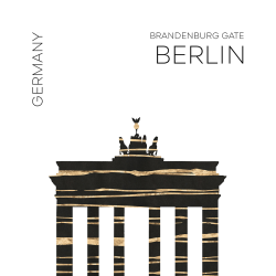 Arte Città - BERLIN Brandenburg Gate ART