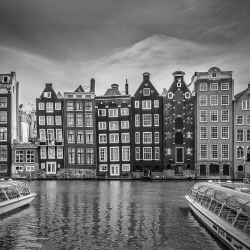 487 - Città - Amsterdam damrak BW