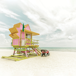 524 - Summer - Miami beach vintage Florida Flair