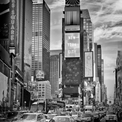 493 - Città - NYC Times Square BW