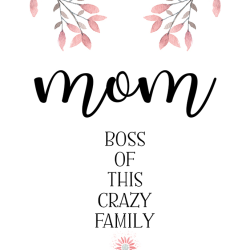 Parole motivazionali - Mom boss of this crazy family