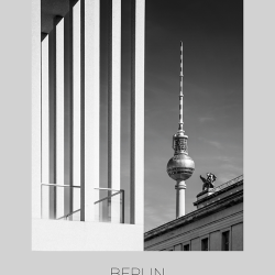 Città - Postcard - Berlin TV Tower