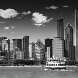 473 - Città - Chicago Skyline BW