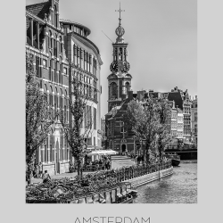 Città - Postcard - Amsterdam De Munt