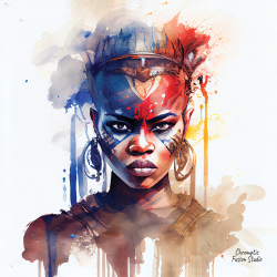 01 - African warrior woman