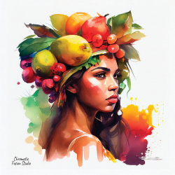 70 - Fruit brazilian woman