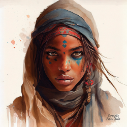 102 - Tuareg woman