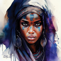 104 - Tuareg woman