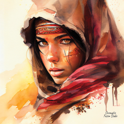 105 - Tuareg woman
