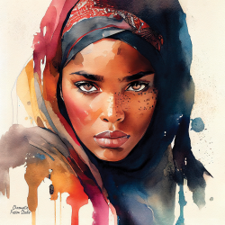 107 - Tuareg woman