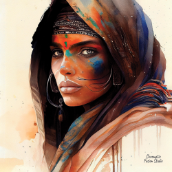 109 - Tuareg woman