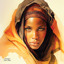 111 - Tuareg woman