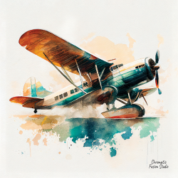 121 - Vintage airplane