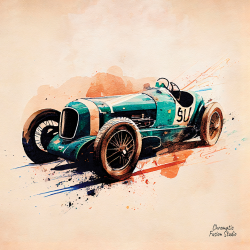 134 - Vintage race car