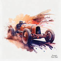 136 - Vintage race car
