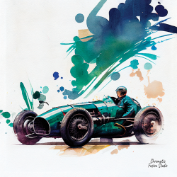 137 - Vintage race car