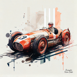 147 - Vintage race car
