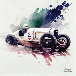 158 - Vintage race car