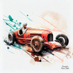 159 - Vintage race car