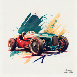 174 - Vintage race car