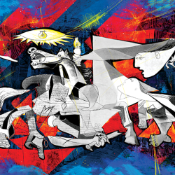 La guerra Guernica Pop Art