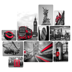 London in red