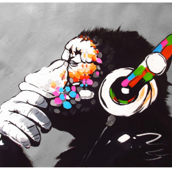 Street Art - Dj Monkey