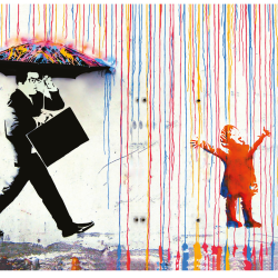 Street Art - Pioggia di Colori